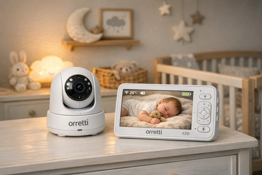 orretti x21 babyfoon met camera voor dagelijks gebruik